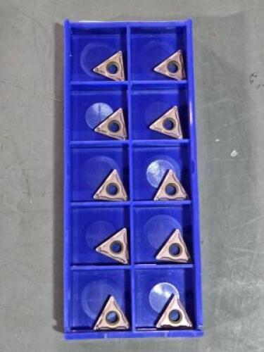 DESCRIPTION: (40) CERMET TURNING INSERTS BRAND/MODEL: SUMITOMO TCMT21.51EFP-T2000A RETAIL$: $247.20 QTY: 40