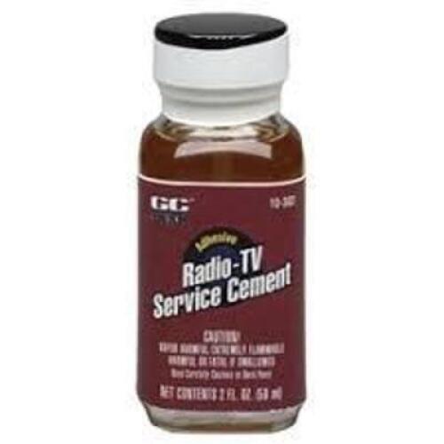DESCRIPTION: (9) SERVICE CEMENT BRAND/MODEL: GC ELECTRONICS SPEAKER CONE REPAIR #10-302 SIZE: 2 FL OZ RETAIL$: $23.00 EA QTY: 9