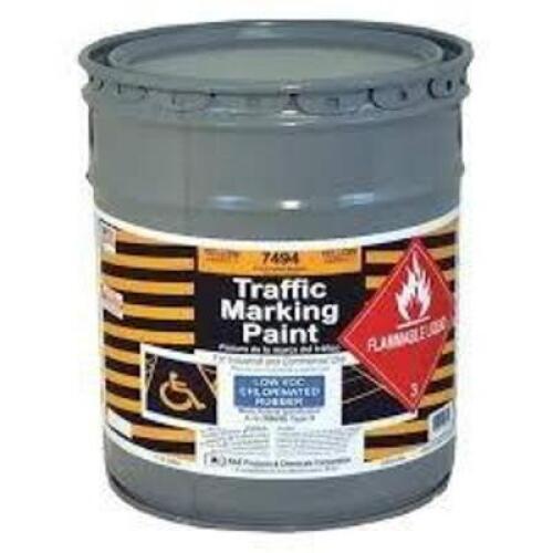 DESCRIPTION: (1) TRAFFIC ZONE MARKING PAINT BRAND/MODEL: RAE #7494 INFORMATION: YELLOW SIZE: 5 GALLON RETAIL$: $410.99 EA QTY: 1