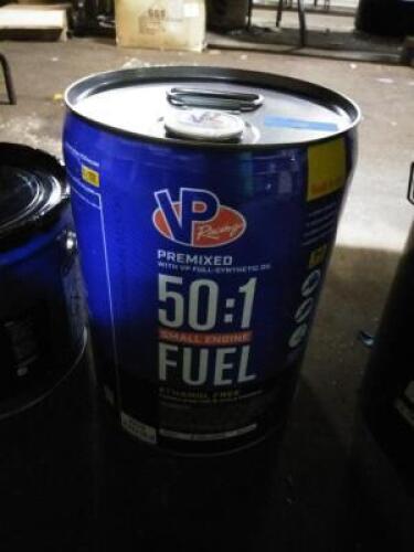 DESCRIPTION: (1) PREMIXED RACING FUEL BRAND/MODEL: VP RACING INFORMATION: 50:1 SIZE: 5 GALLONS RETAIL$: $108.30 EA QTY: 1