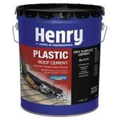 DESCRIPTION: (1) PLASTIC ROOF CEMENT BRAND/MODEL: HENRY SIZE: 204 sq ft RETAIL$: $68.00 EA QTY: 1