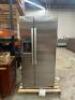 23.0 CU. FT. SIDE BY SIDE REFRIGERATOR IN FINGERPRINT RESISTANT STAINLESS STEEL, STANDARD DEPTH - 4