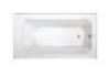 HILLSBORO 66" X 36" THREE WALL ALCOVE ACRYLIC SOAKING TUB WITH RIGHT DRAIN AND OVERFLOW
