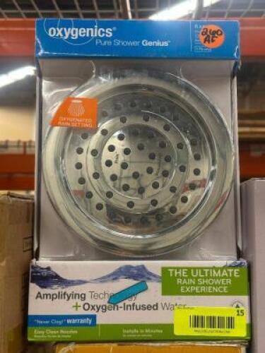 ULTIMATE RAIN SHOWER OXYGEN INFUSED SHOWER HEAD