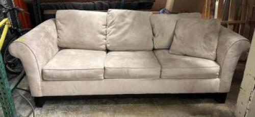 SOFA WITH THROW PILLOW