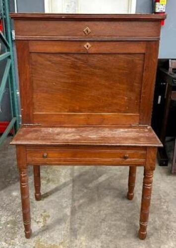 WOODEN WRITING DESK WITH DRAWER