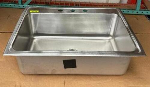 3-HOLE DROP-IN STAINLESS SINK
