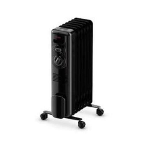 1500W OIL-FILLED RADIANT UTILITY INDOOR ELECTRIC SPACE HEATER WITH THERMOSTAT