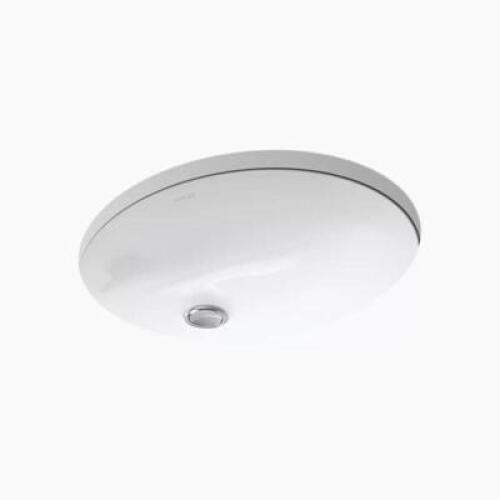 CAXTON 17" OVAL UNDERMOUNT BATHROOM SINK
