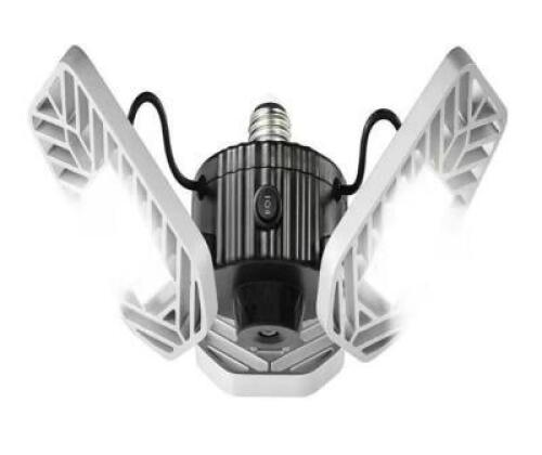(2) SINGLE POLE OCCUPANCY LED FLUSH MOUNT GARAGE LIGHT