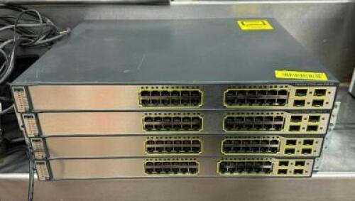 (4) CATALYST3750G SERIES SWITCHES
