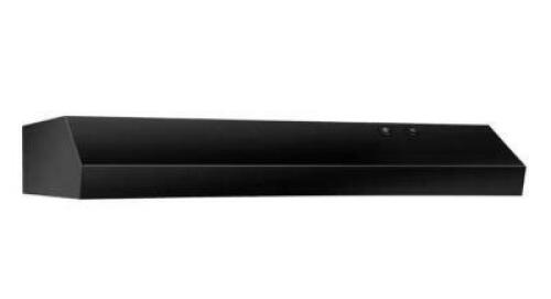 30" UNDER CABINET CONVERTIBLE RANGE HOOD IN BLACK