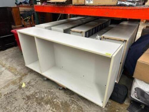 (6) - BOOK SHELVES