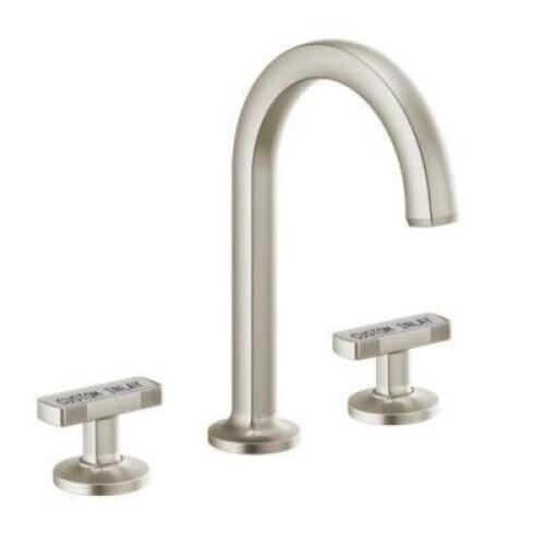 WIDESPREAD LAVATORY FAUCET WITH ARC SPOUT