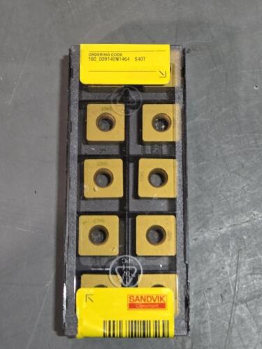 DESCRIPTION: (50) CARBIDE MODULMILL INSERTS BRAND/MODEL: SANDVIK COROMANT 180_009140N1464 S40T RETAIL$: $1,182.60 QTY: 50