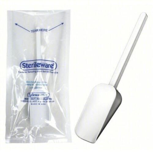 DESCRIPTION: (1) CASE OF (100) STERILE SAMPLING SCOOP BRAND/MODEL: SP SCIENCEWARE #9DLM2 SIZE: 60ML/2OZ CAP 8 1/16 IN LENGTH RETAIL$: $145.86 QTY: 1