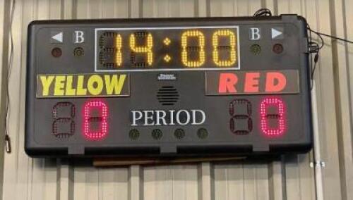 SCOREBOARD WITH CONTROL PANEL INCLUDED