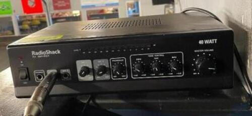 RADIOSHACK 40 WATT AMPLIFIER