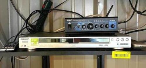 SAMSUNG DVD PLAYER WITH PYL 120W AMPLIFIER