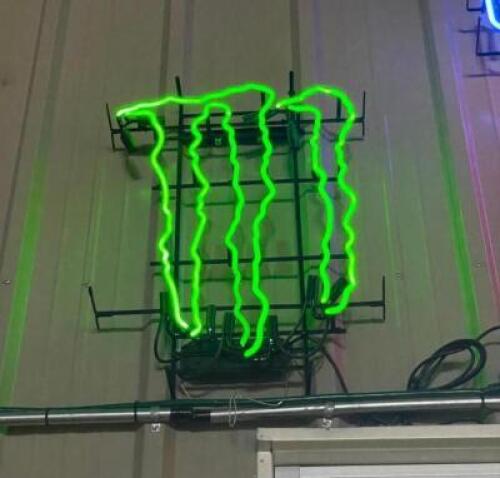 MONSTER ENERGY NEON WALL SIGN