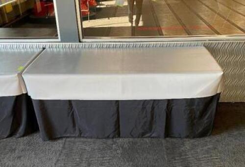 WHITE LIFETIME 72" X 30" X 29" TABLE COVER