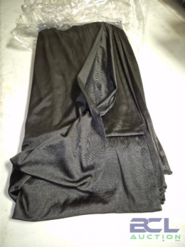 10FT. BLACK POLY SILK 2-PLY 1-POCKET #70