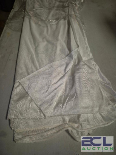12FT. WHITE POLY SILK 1-PLY 1-POCKET #73