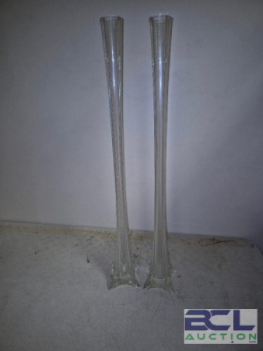 2 - 32" Eiffel Tower Vases #316