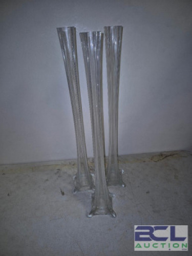 3 - 24" Eiffel Tower Vases #318
