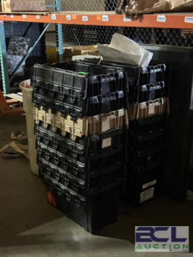 (14) - STACKING HARDWARE BOXES