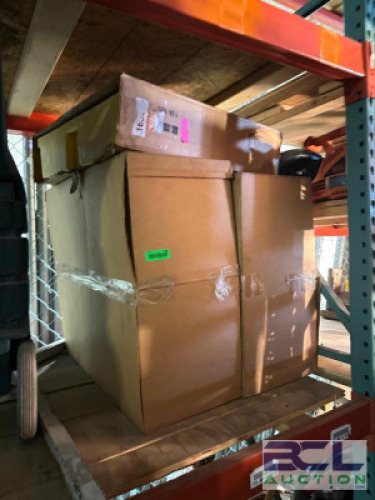 THREE BOXES OF CUSHIONS