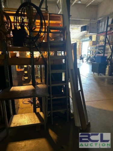 (2) - LADDERS WITH ASSORTED HARDWARE