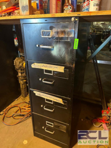 CABINET WITH TOOL CONTENTS
