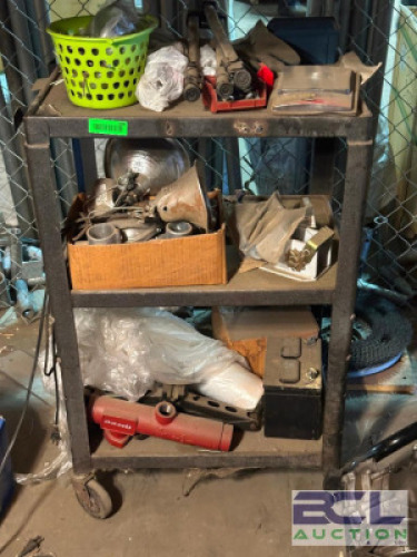ROLLING CART WITH CONTENTS