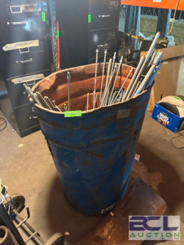 BIN OF THREADED ROD