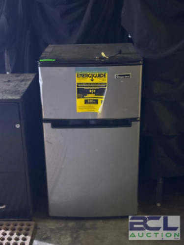 MINI FRIDGE AND FILE CABINET