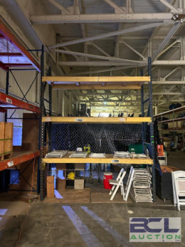 SINGLE SECTION OF T BOLT PALLET RACKING