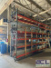 (4) - SECTIONS OF TEARDROP PALLET RACKING