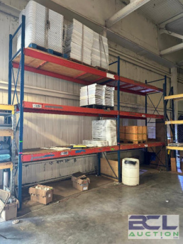 (2) - SECTIONS OF STRUCTURAL PALLET RACKING