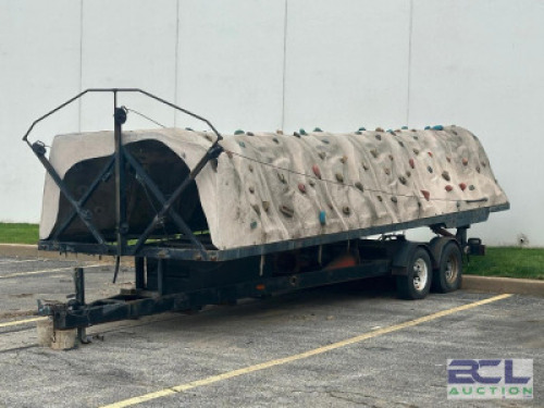 PORTABLE ROCKWALL WITH TRAILER