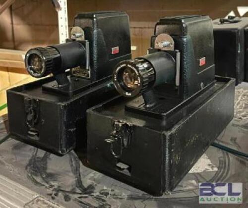 (2) ARGUS PROJECTOR LAMPS WITH CASE
