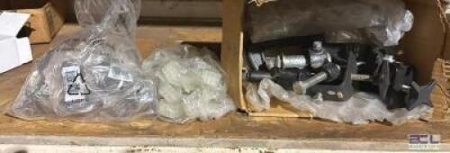 ASSORTED CLAMPS AND RINGS AS SHOWN
