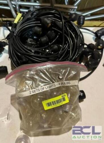 (2) BISTRO STRING LIGHTS SETS