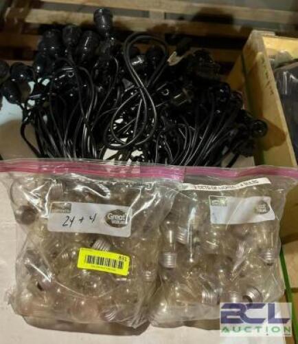 (2) EXTENDED BISTRO STRING LIGHTS SETS