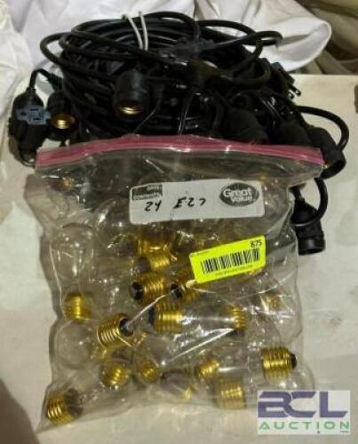 (2) BISTRO STRING LIGHTS SETS