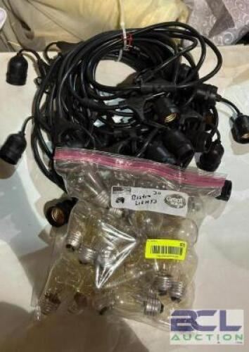 (2) BISTRO STRING LIGHTS SETS