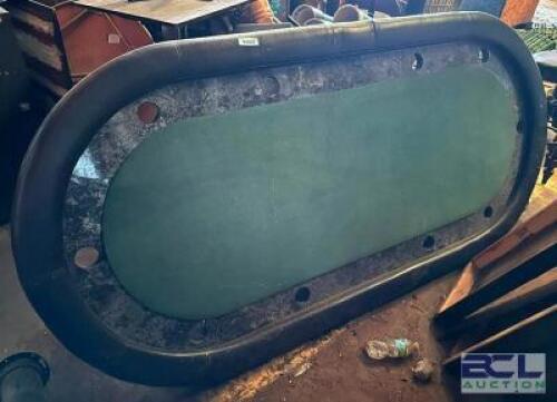 FOLDING POKER TABLE