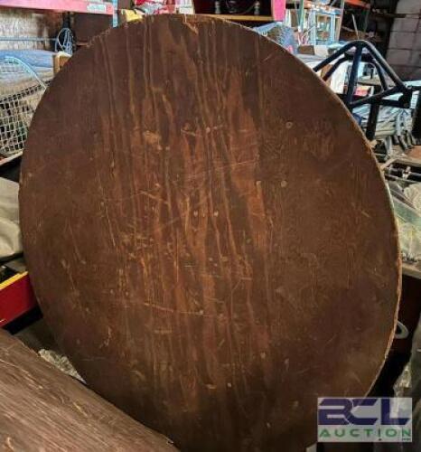 5' ROUND FOLDING BANQUET TABLE