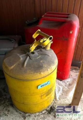 (2) METAL CAS/JERRY CANS