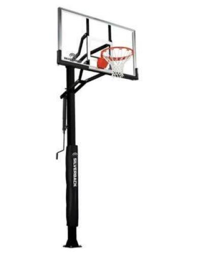 SB60 PREMIER IN GROUND BASKETBALL HOOP SET UP